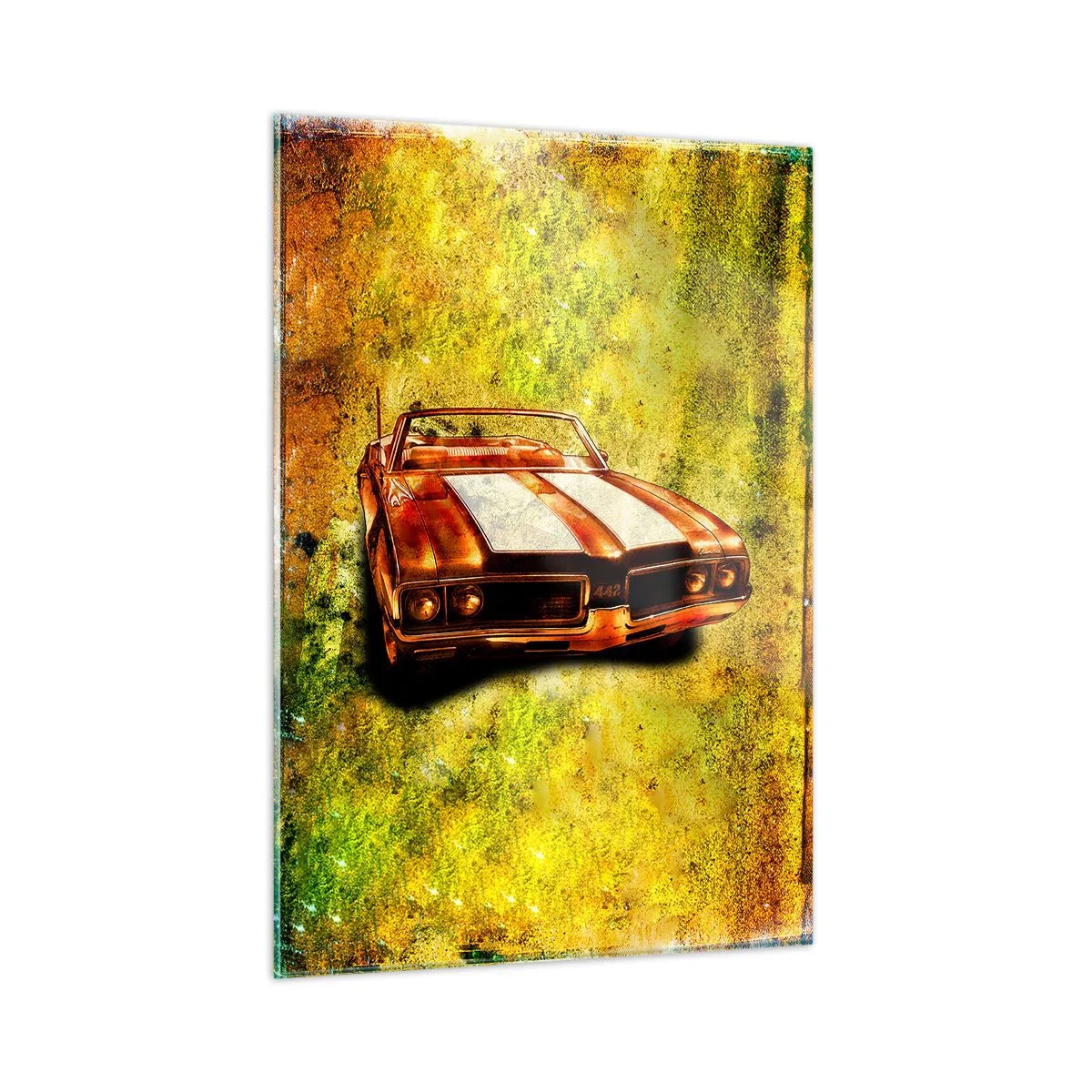 Tablou pe sticlă - Puterea fermecătoare a formelor - 50x70 cm