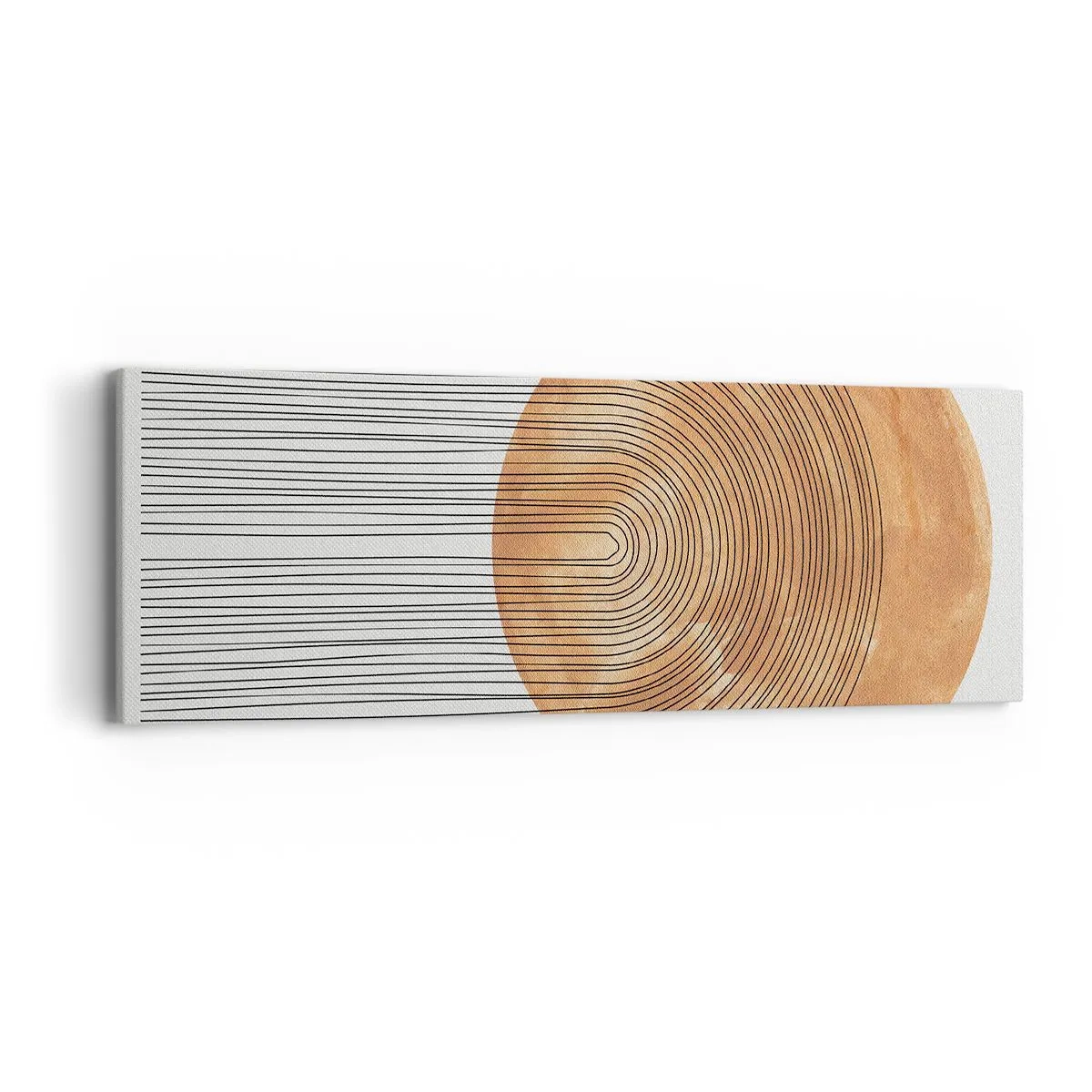 Tablou pe pânză - Compoziția solară - 90x30 cm