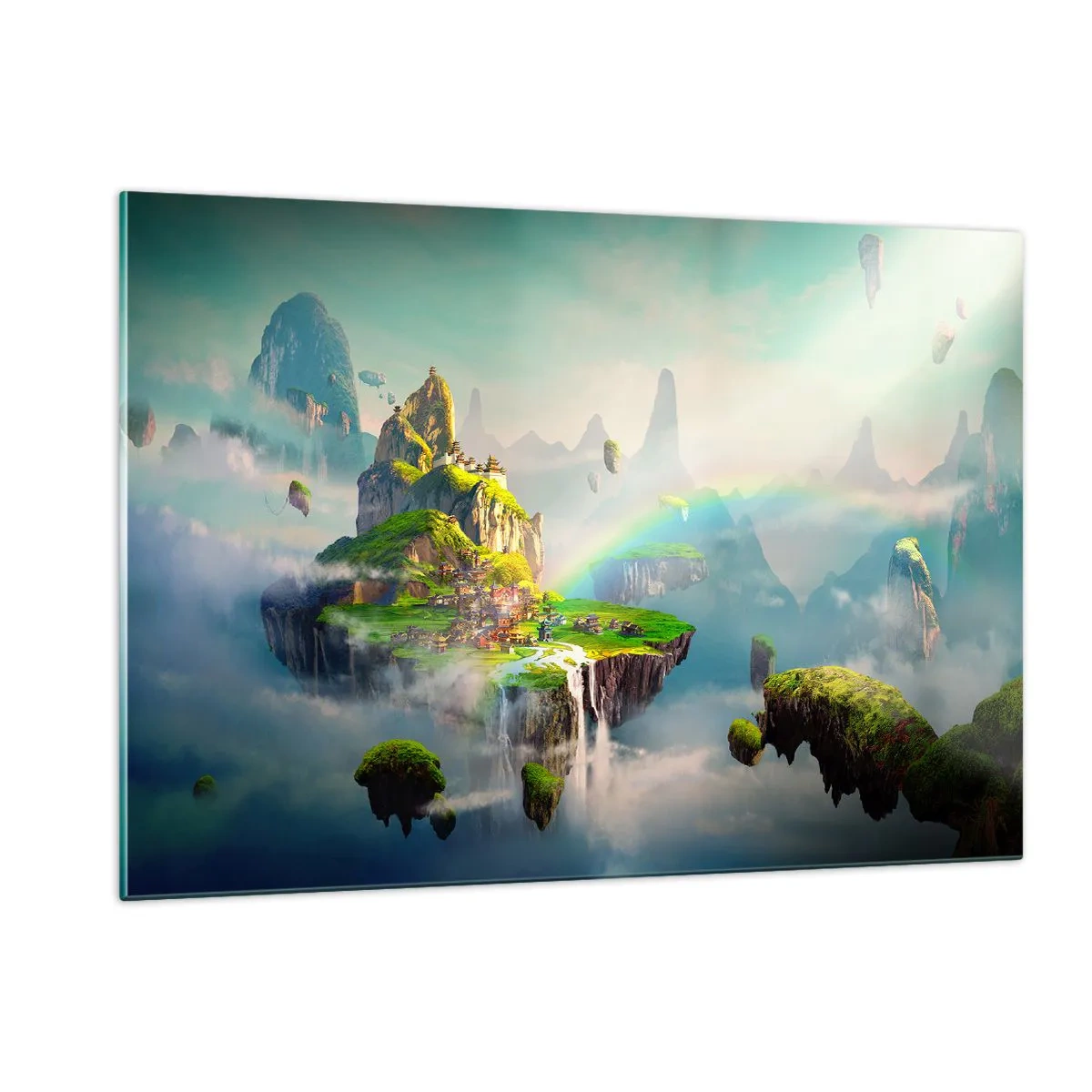 Tablou pe sticlă - Insule fericite - 120x80 cm