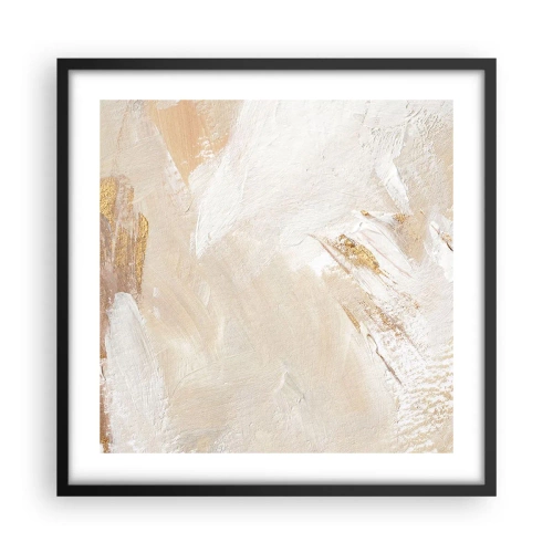 Poster în ramă neagră - Compoziție pastel - 50x50 cm