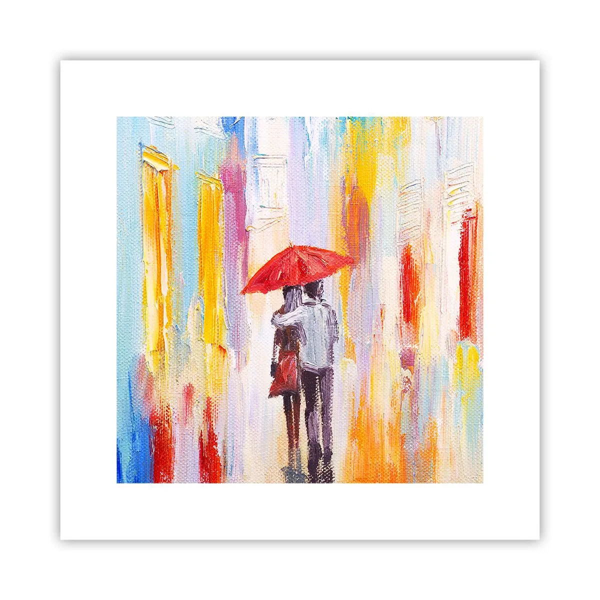 Poster - Să plouă în continuare - 30x30 cm