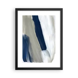 Poster în ramă neagră - Întâlnire cu albul - 30x40 cm