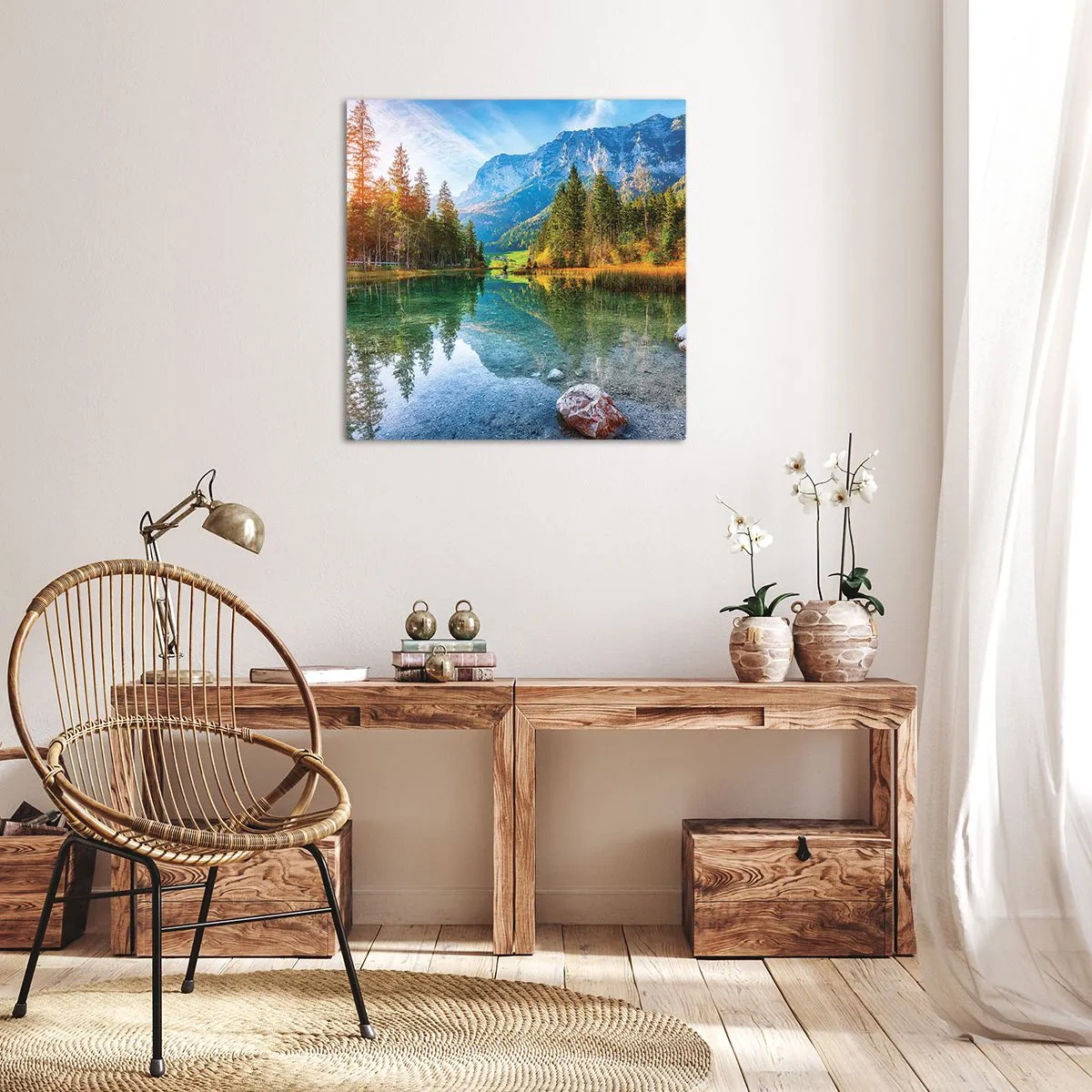 Tablou pe pânză - Blândețea toamnei - 40x40 cm