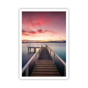 Poster - Flacăra blândă a serii - 70x100 cm