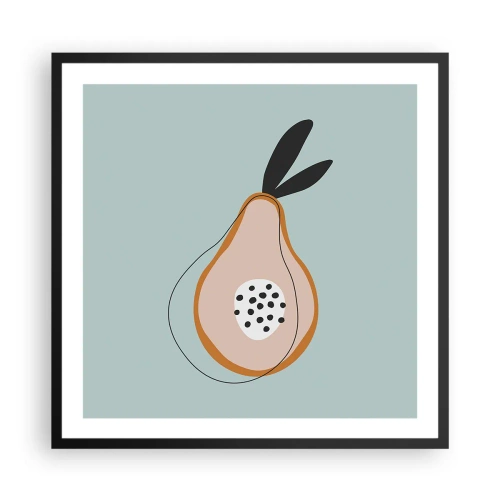 Poster în ramă neagră - Pătrunzând în natura lucrurilor - 60x60 cm