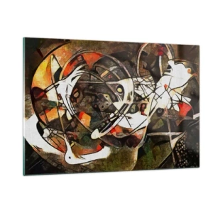 Tablou pe sticlă - Auziți mișcarea? - 120x80 cm