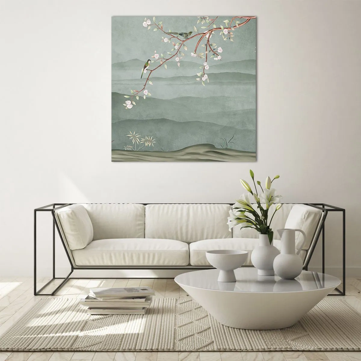 Tablou pe sticlă - Primăvara, ah, tu ești - 60x60 cm