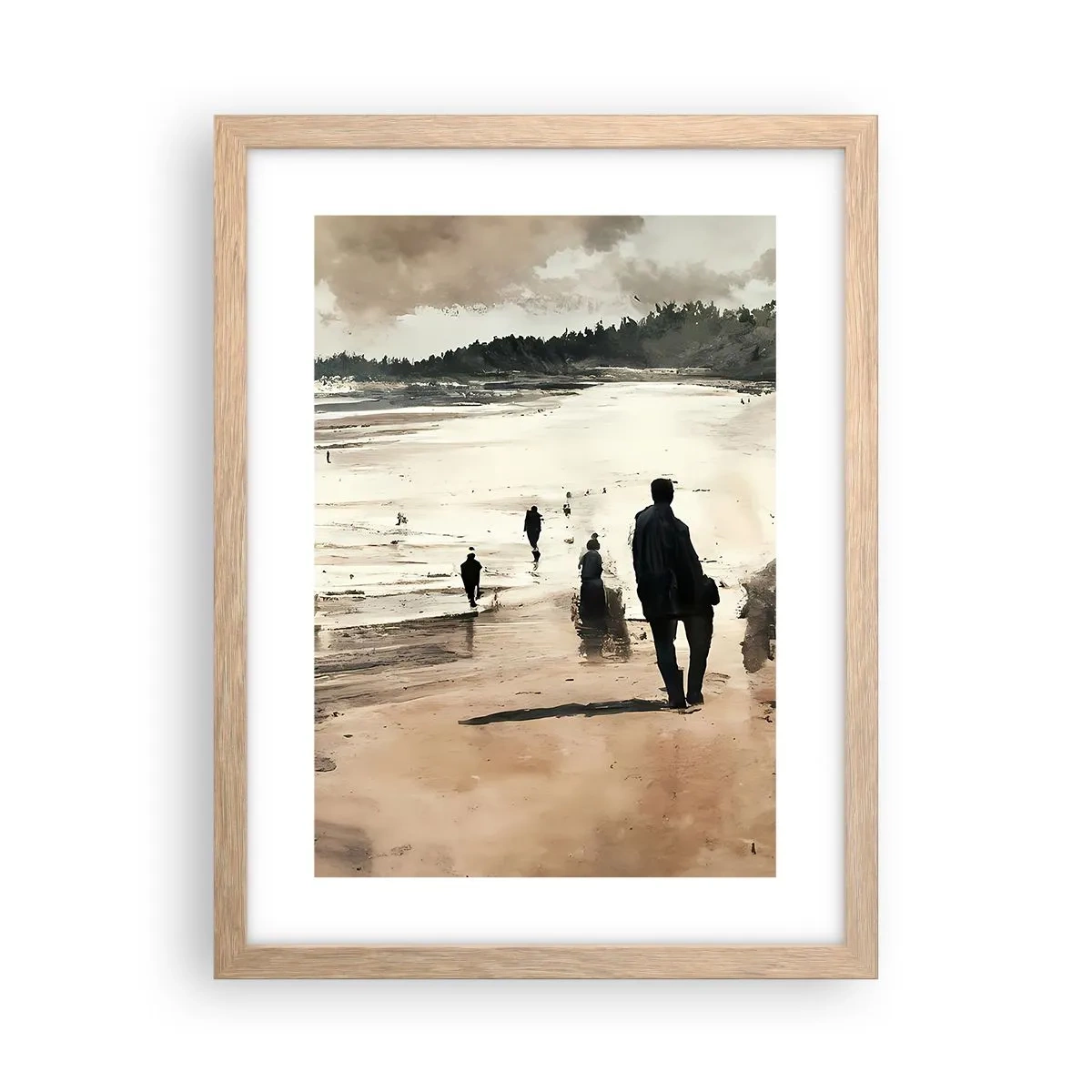 Poster în ramă de stejar deschis - Reamintiți - 30x40 cm