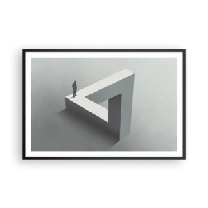 Poster în ramă neagră - Și totuși este posibil - 91x61 cm
