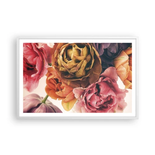 Poster în ramă albă - Sărbătorirea vieții - 91x61 cm