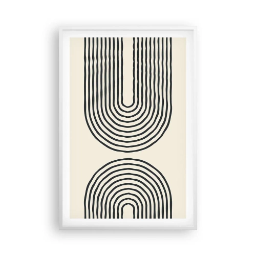 Poster în ramă albă - În curând... - 61x91 cm