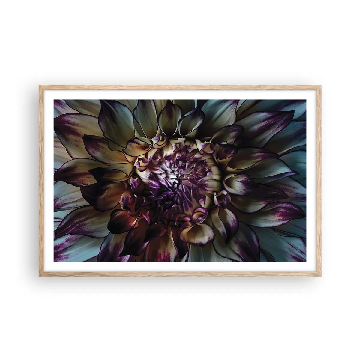 Poster în ramă de stejar deschis - Înflorirea tinereții - 91x61 cm