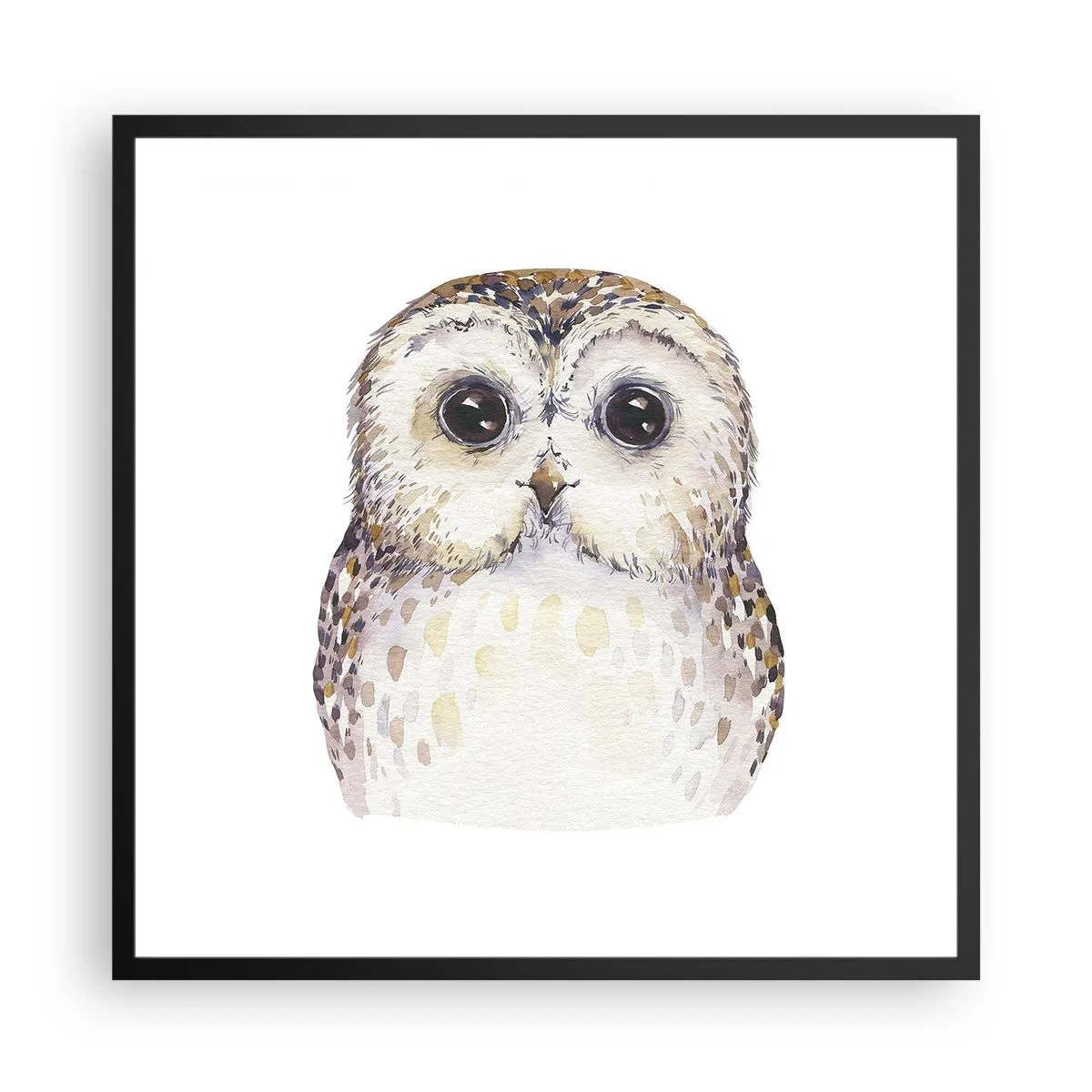 Poster în ramă neagră - Uită-te în ochii mei - 60x60 cm