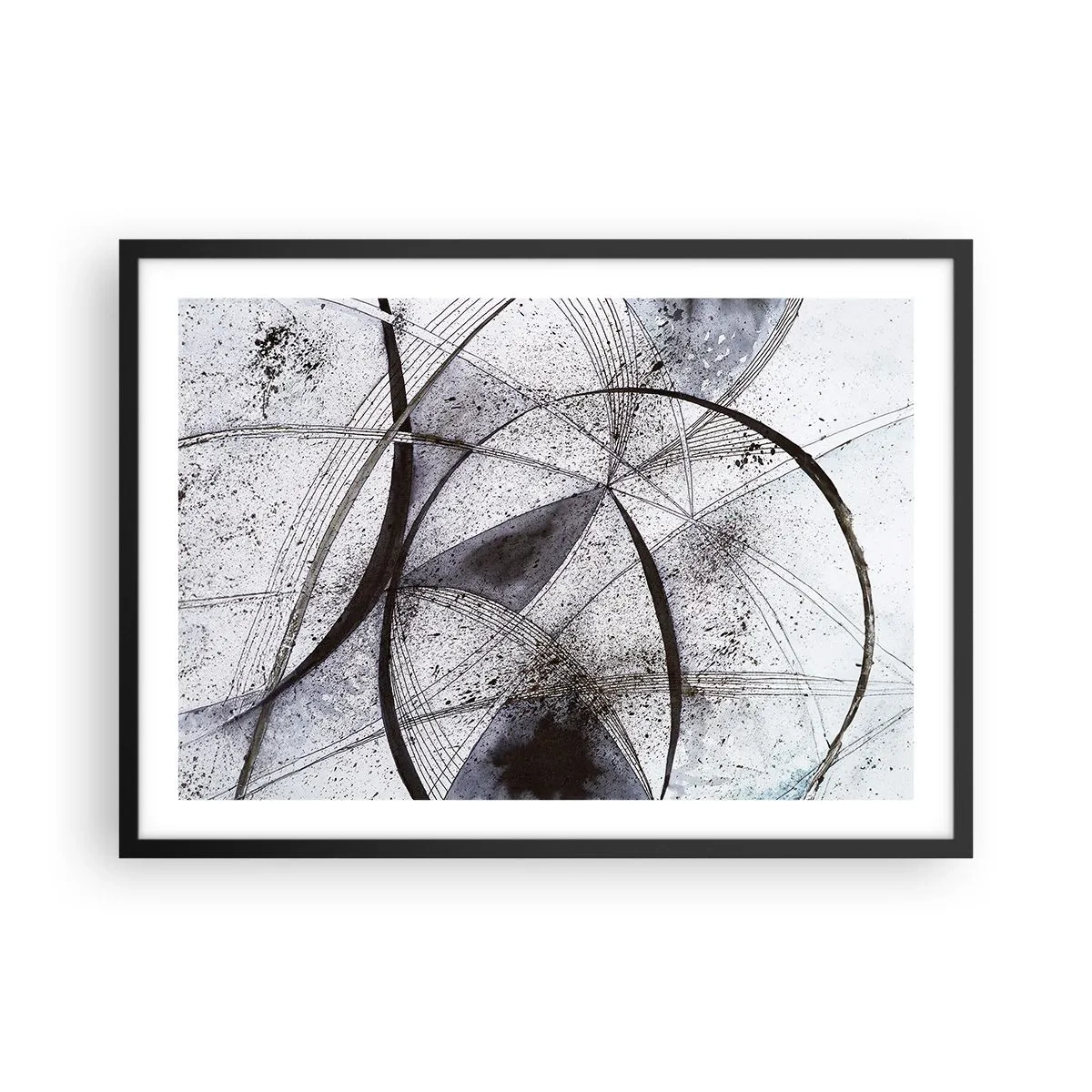 Poster în ramă neagră - O fantezie futuristă - 70x50 cm