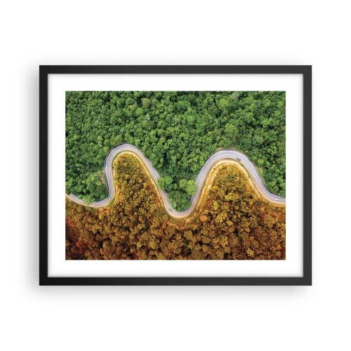 Poster în ramă neagră - Frontiere și defilee - 50x40 cm