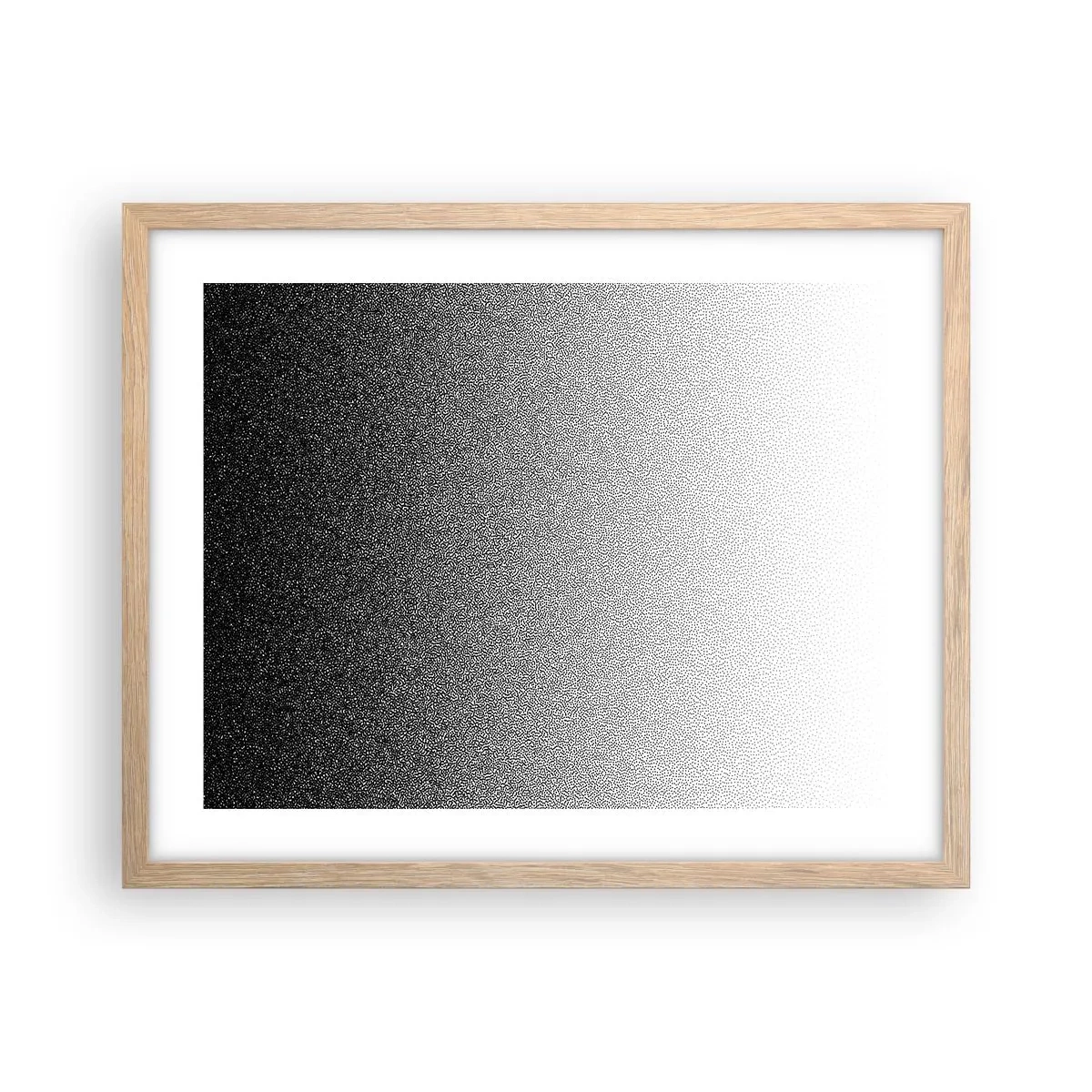 Poster în ramă de stejar deschis - Spre lumină - 50x40 cm