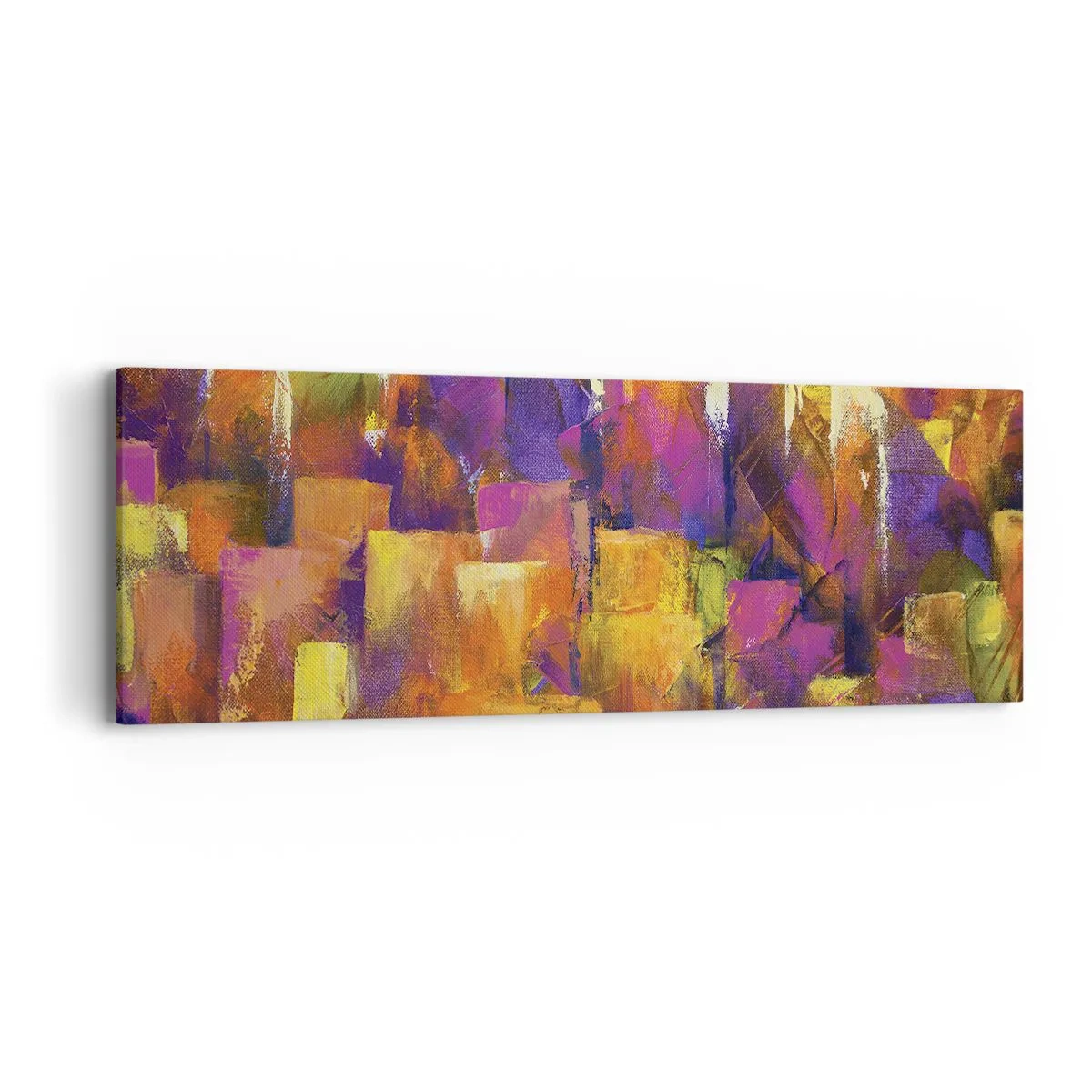 Tablou pe pânză - Compoziția metropolitană - 90x30 cm