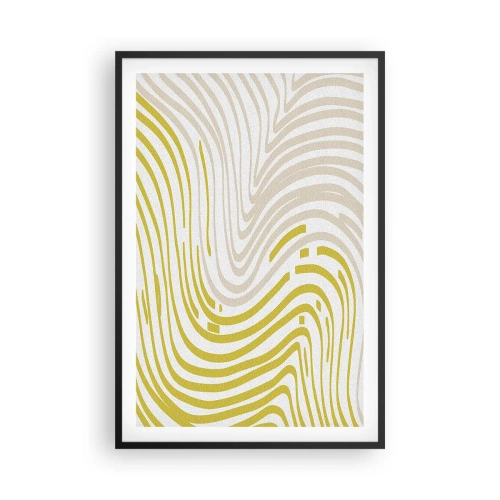 Poster în ramă neagră - Compoziție cu cambrare ușoară - 61x91 cm