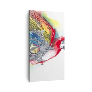 Tablou pe pânză - Trăiește în culori - 55x100 cm
