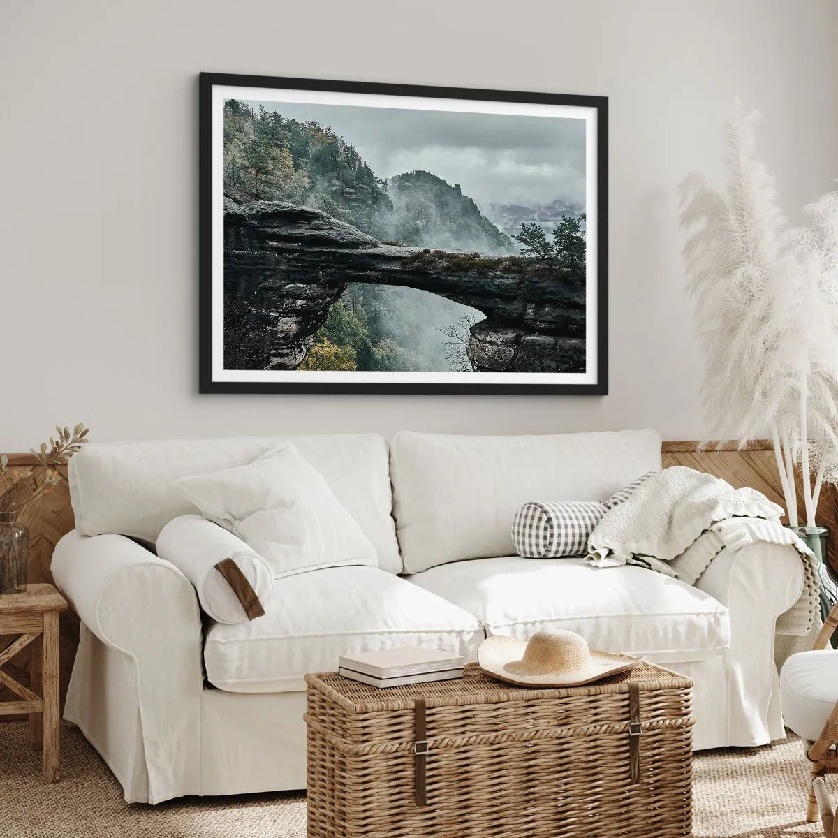 Poster în ramă neagră - Aventura este pe cale să înceapă - 91x61 cm