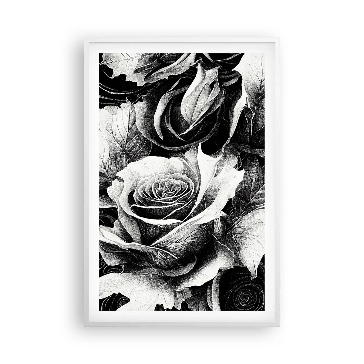 Poster în ramă albă - Mereu regina - 61x91 cm