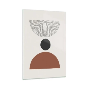 Tablou pe sticlă - În centrul atenției - 80x120 cm