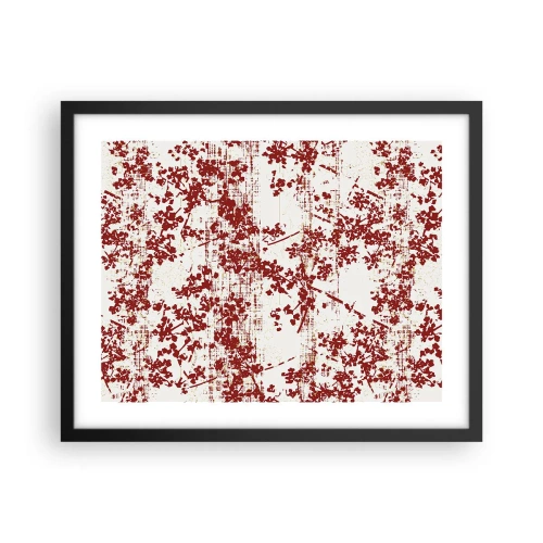 Poster în ramă neagră - Ca un percal vechi - 50x40 cm