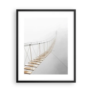 Poster în ramă neagră - Unde te va duce? - 40x50 cm