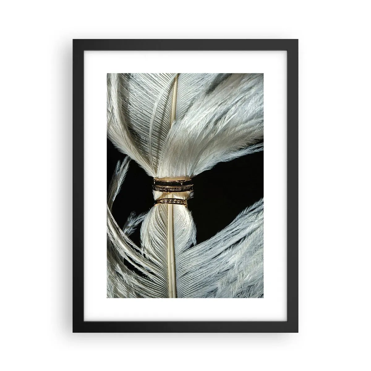 Poster în ramă neagră - ...și nu te voi părăsi.. - 30x40 cm