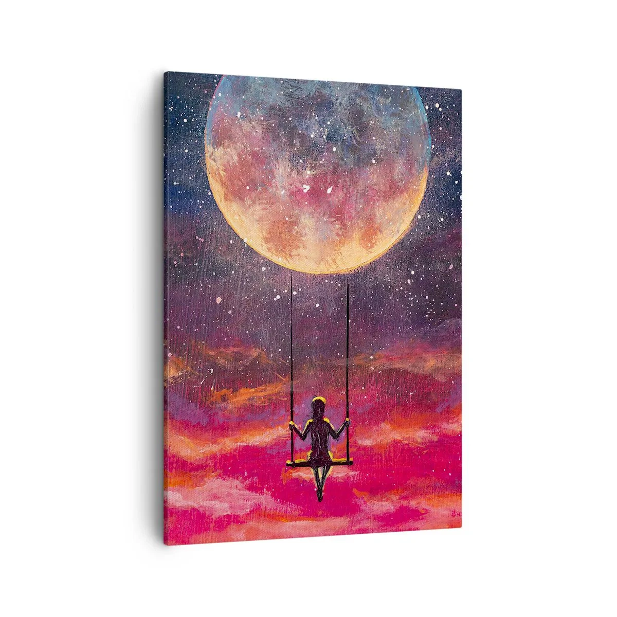 Tablou pe pânză - Cu capul în nori - 50x70 cm