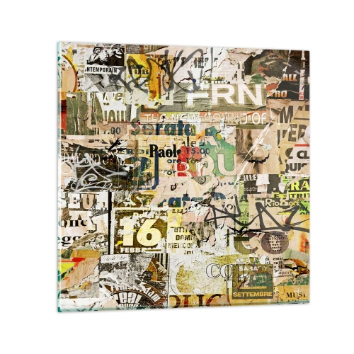 Tablou pe sticlă - Oh, se întâmplă... - 70x70 cm