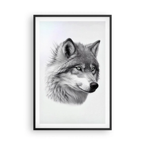 Poster în ramă neagră - Alfa - fără îndoială - 61x91 cm