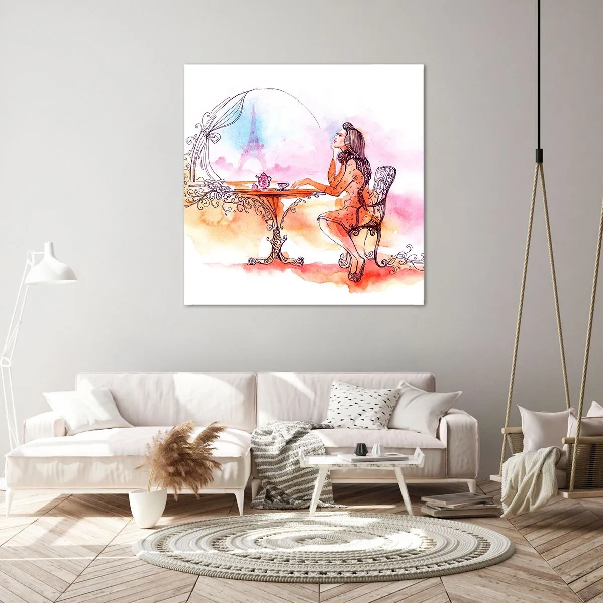 Tablou pe pânză - Șic parizian - 70x70 cm