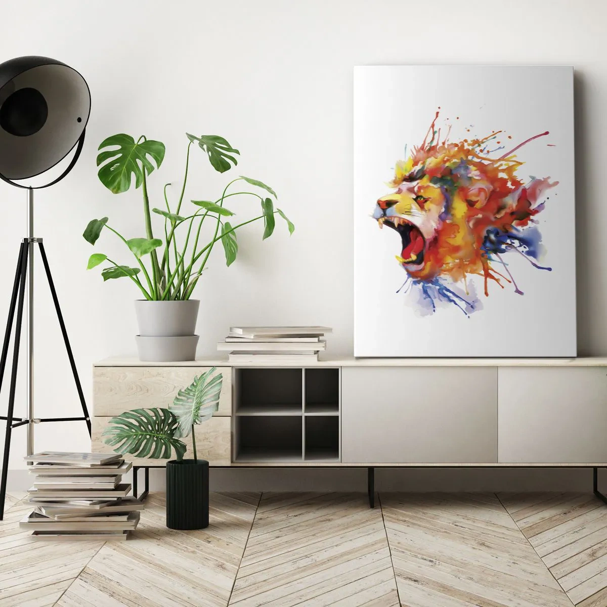 Tablou pe pânză - Explodează de furie - 50x70 cm