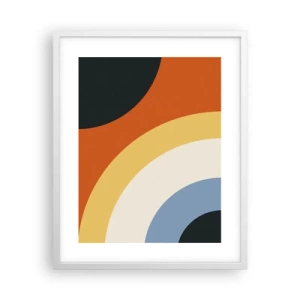 Poster în ramă albă - Spre sine - 40x50 cm