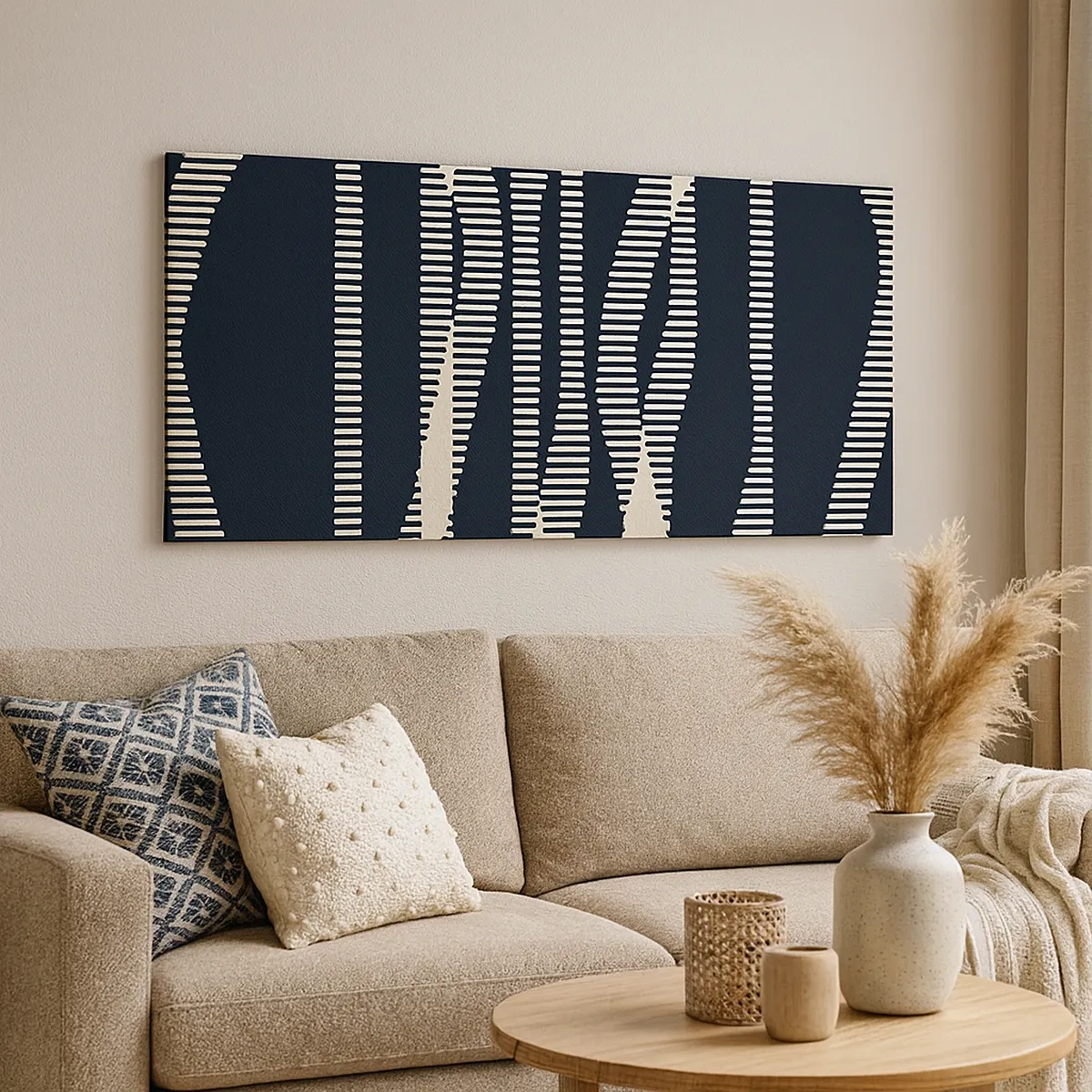 Tablou pe pânză - Încercare de străpungere a întunericului - 30x30 cm