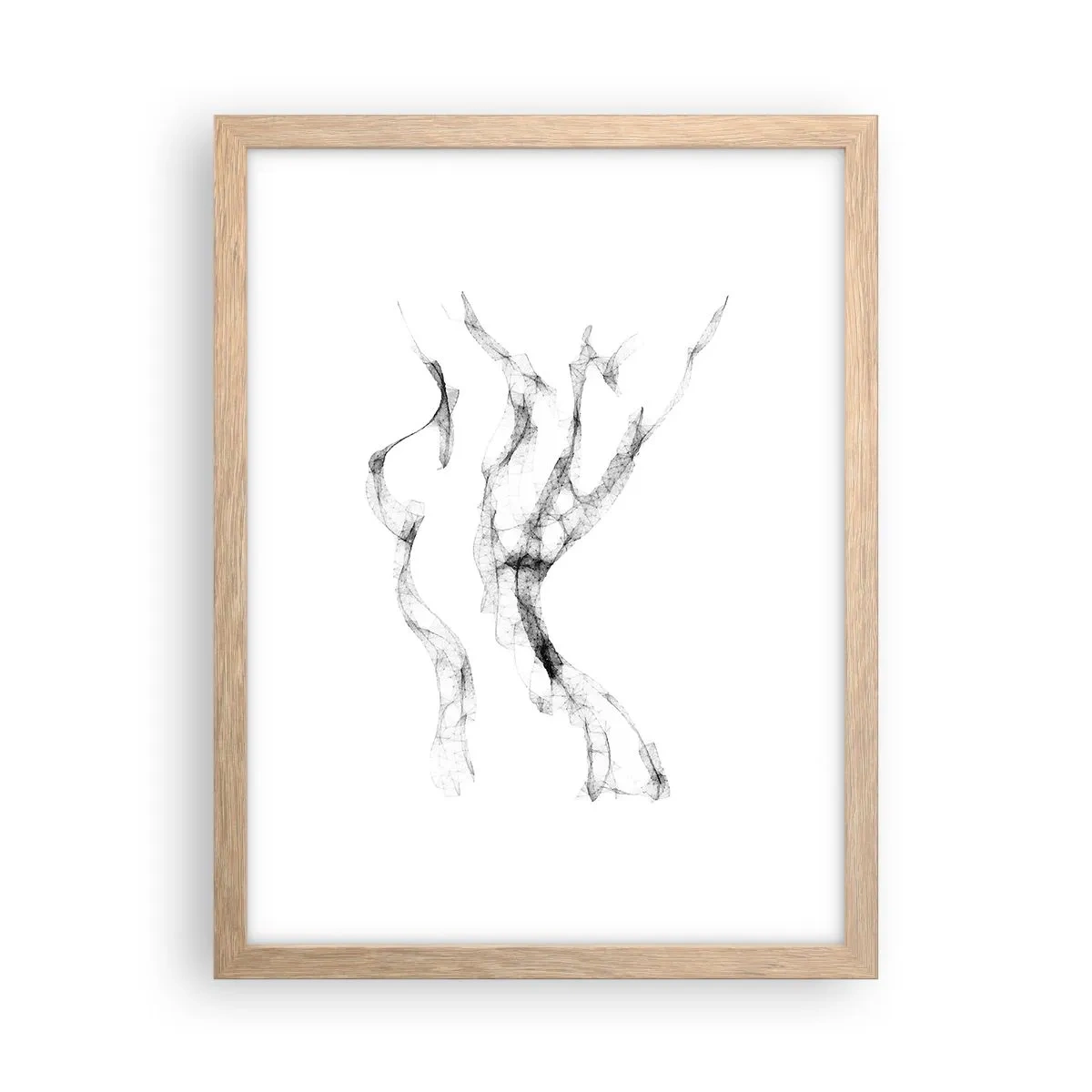 Poster în ramă de stejar deschis - Frumoasa și puternică - 30x40 cm