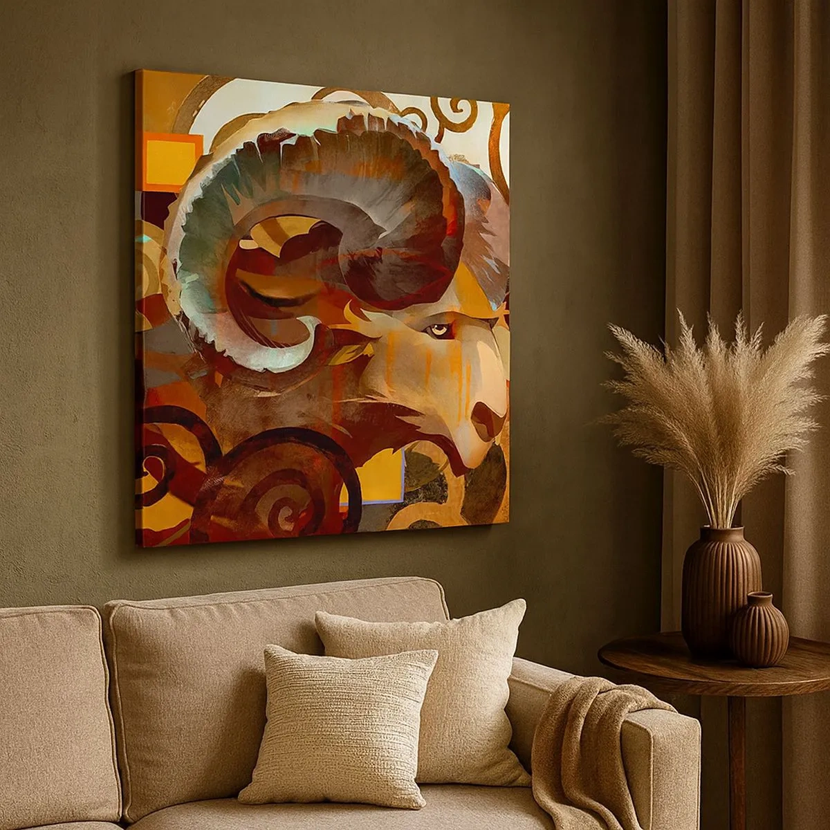 Tablou pe pânză - Magii - religii - ritualuri - 30x30 cm