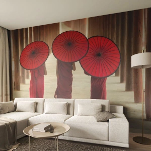Tapet Premium Sand - Pe drumul spre Tărâmul Pur - Asia, Birmania, femei - 100x70 cm