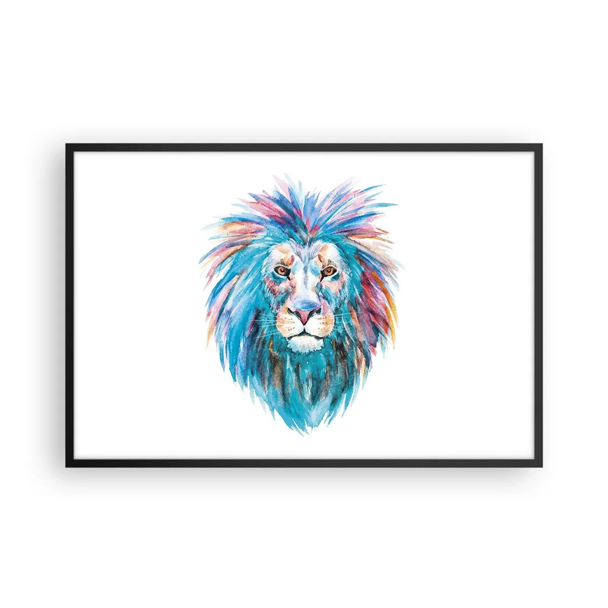 Poster în ramă neagră - Aură electrizantă - 91x61 cm