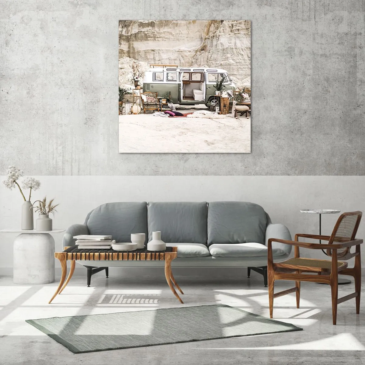 Tablou pe sticlă - Să înceapă călătoria - 30x30 cm