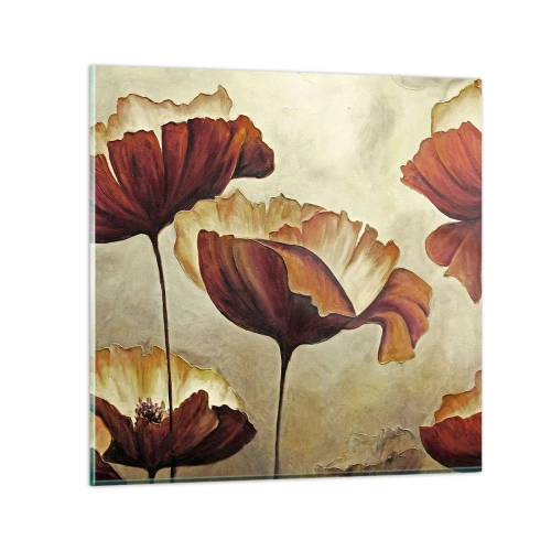 Tablou pe sticlă - Lunca - 50x50 cm