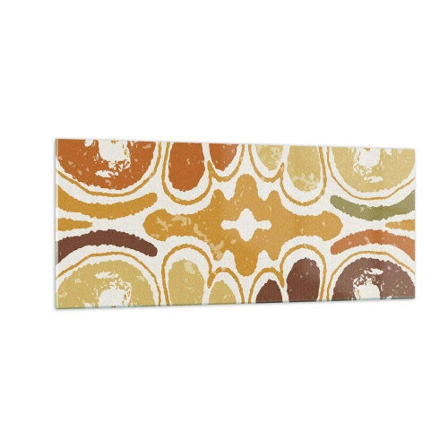 Tablou pe sticlă - Abstracție sentimentală - 100x40 cm