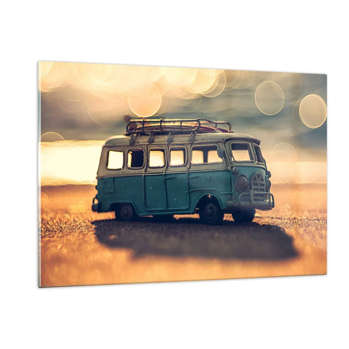 Tablou pe sticlă - Sfârșitul zeilor: banilor și al muncii - 120x80 cm