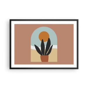 Poster în ramă neagră - Bucurii mici - 70x50 cm