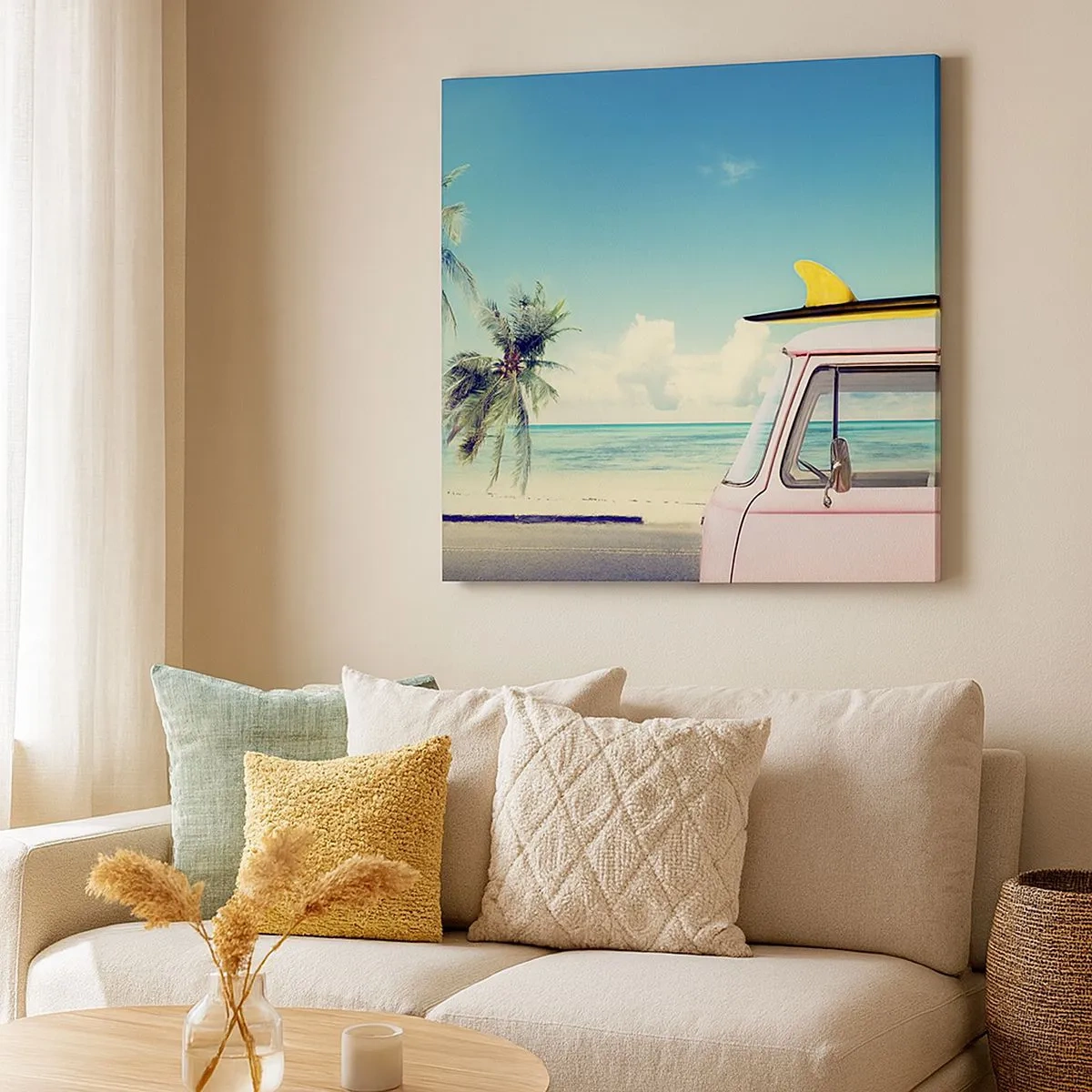 Tablou pe pânză - Să înceapă vacanța - 30x30 cm