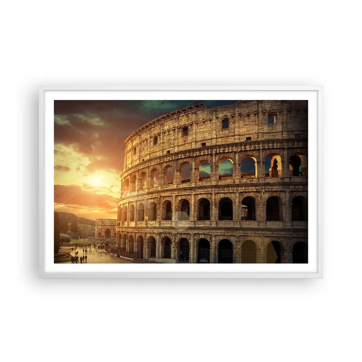 Poster în ramă albă - Impresie colosală - 91x61 cm