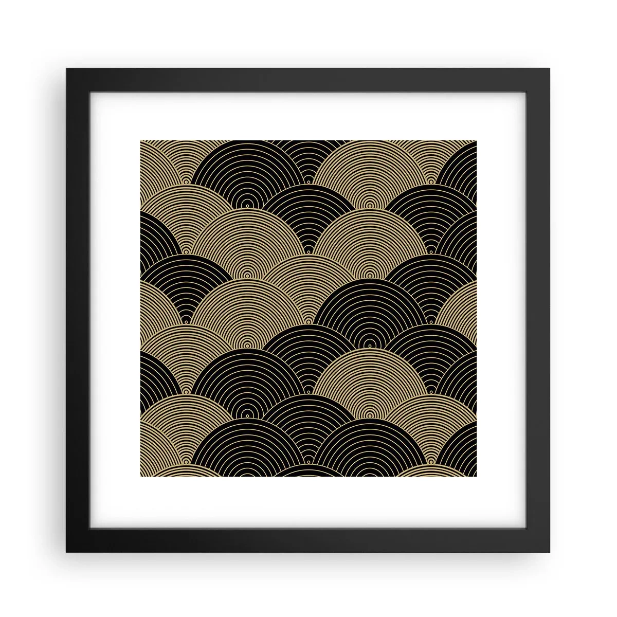 Poster în ramă neagră - Unitate în multiplicitate - 30x30 cm