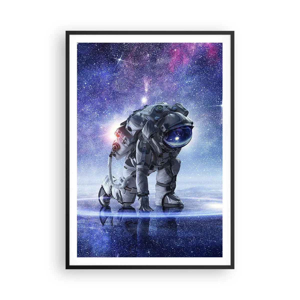 Poster în ramă neagră - Cerul înstelat de deasupra mea - 70x100 cm