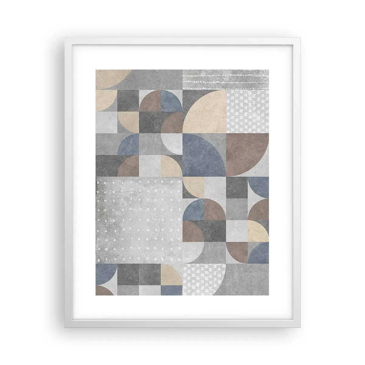 Poster în ramă albă - Fantezie ceramică - 40x50 cm